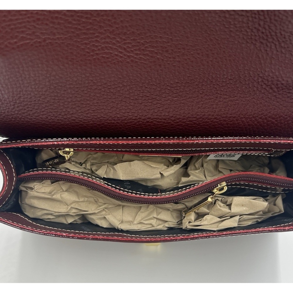 Arcadia Vinaccia Patent Leather Crossbody Handbag #1569 NWT - Picture 4 of 15
